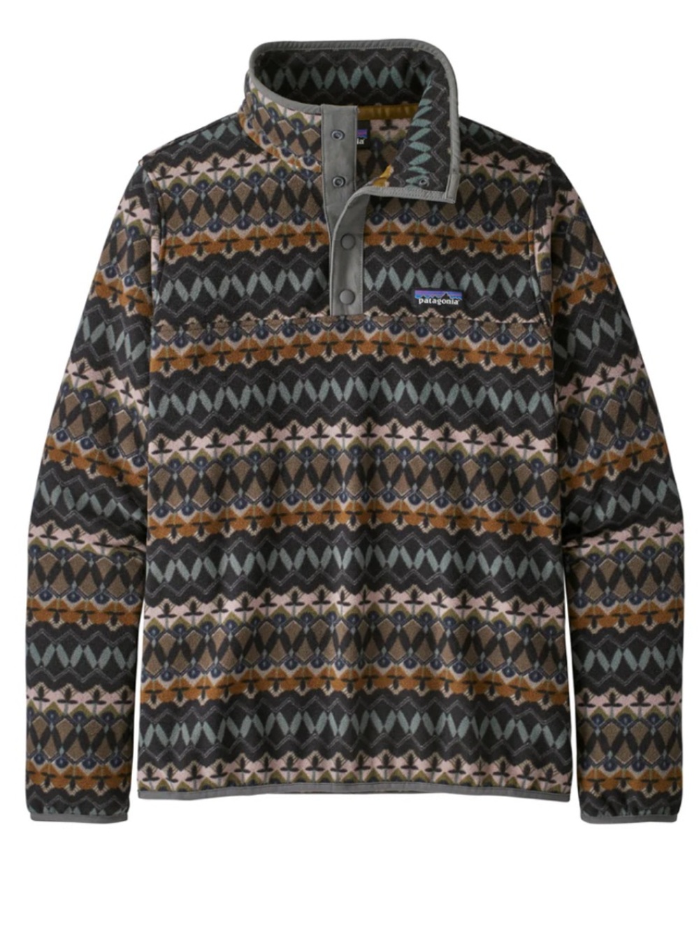Patagonia Micro D Snap T Fleece Women’s Aztec Geometric Pullover Size Small - Picture 1 of 6